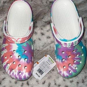 Tie Dye Crocs